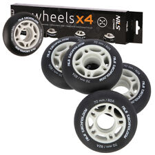 Inliner-Rollen Skates Wheels Rollschuhe Ersatzrollen ohne Lager Matt Räder 4 St.