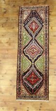 Perser Orientteppich Super Hamadan ( 250 X 82 cm ) Läufer Handgeknüpft  Top  Neu