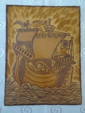 Hochwertiges lederbild - hochwertiges, 3d