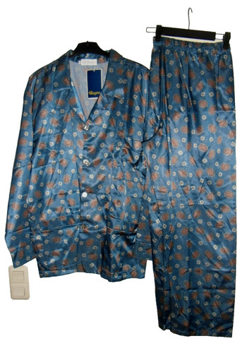 Herren satin pyjama - satin,