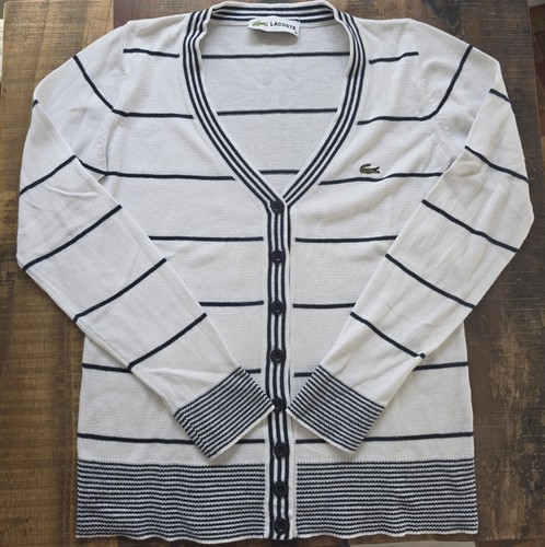 Lacoste feinstrick jacke s - jacke, gr.s