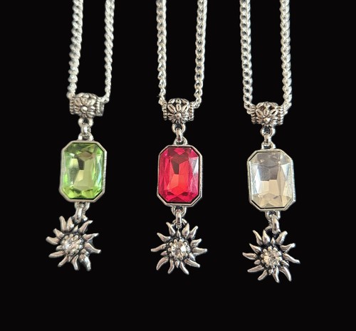 Edelweiß trachtenschmuck set - edelweiß,
