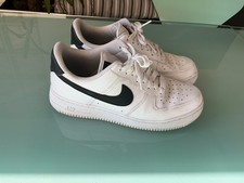 Nike Air Force 41 weiß top Schuhe, Turnschuhe Sneaker Schwarz 