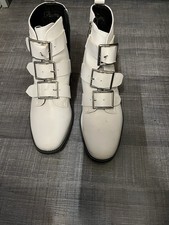 weisse Boots/ Stiefeletten