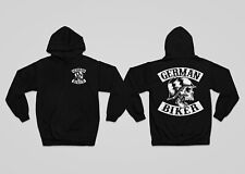 Hoodie German Biker MC Custom Chopper Germany Motorcycles Club Verein Support