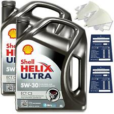 8 Liter original Shell Helix Ultra ECT 5W30 C3 Motoröl MB BMW OPEL ACEA C3 SET