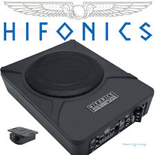 Hifonics VRX1000A 25cm 300 Watt Untersitz-Aktiv-Subwoofer flach Auto Verstärker