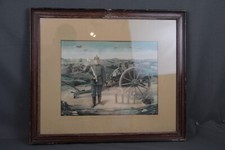 Reservistenbild Artillerie Geschütz kgl. bayr. 7. Feld Artillerie Regiment