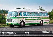 Postkarte BUS Nr. 01 - ŠKODA
