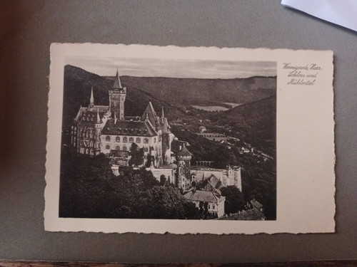 Wernigerode schloß - ak,