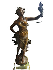 SEHR SCHÖNE GROSSE ALTE FIGURE  um 1880  50cm HOCH  SIGNIERT