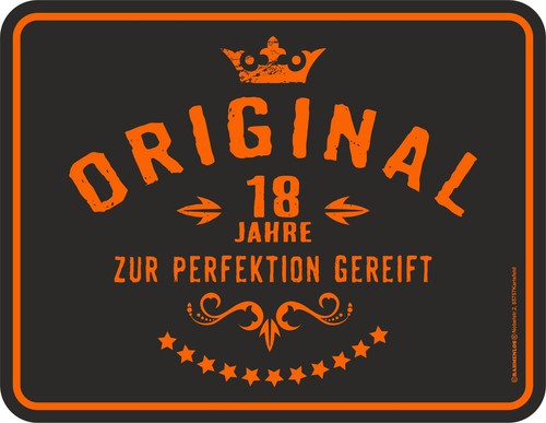 Blechschild schild original - blechschild, 18