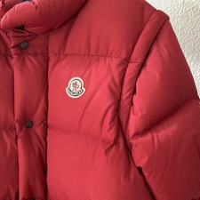 Moncler Daunenjacke Weste Rot