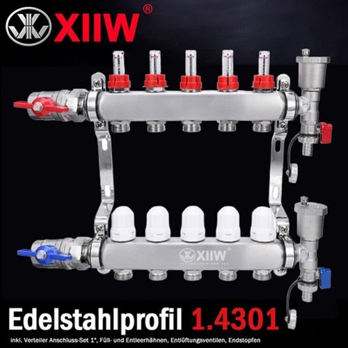 Edelstahl heizkreisverteiler - edelstahl,