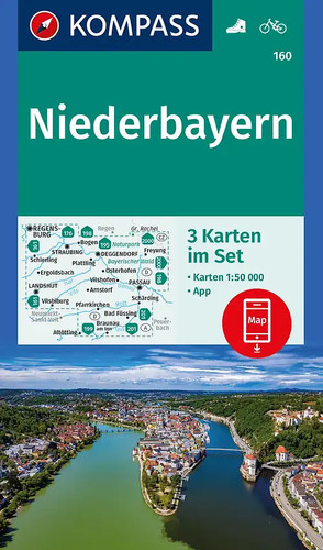 Kompass wanderkarten set 160 - kompass,