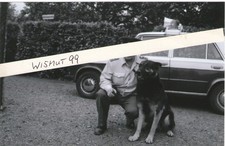Volkspolizei-Foto DDR PKW Lada Streifenwagen mit Hundeführer