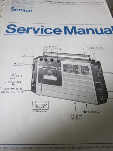 Philips radio recorder 8242 - radio,