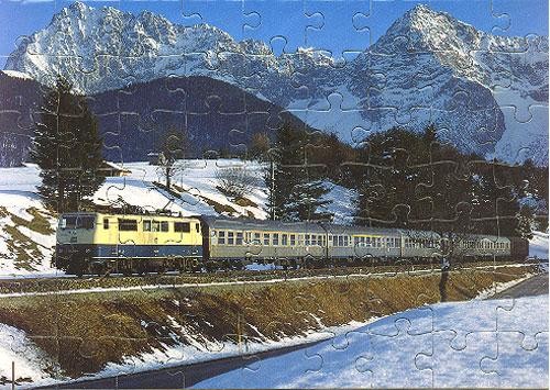 Eisenbahn kinder puzzle - kinder-puzzle,