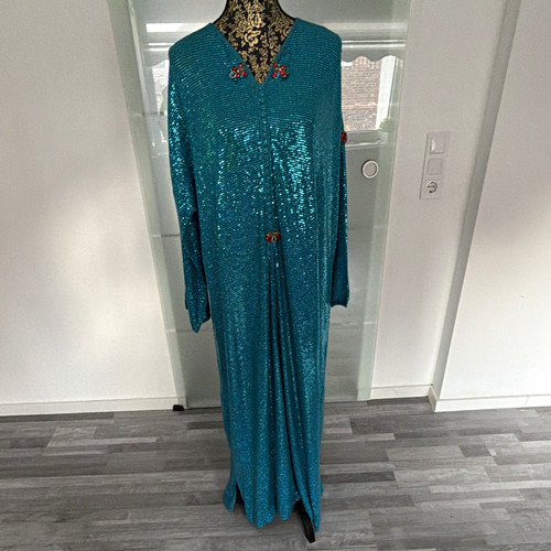 Damen kaftan maxikleid lang - damen,