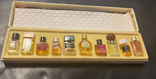 Vintage Les Grands Parfums De France Miniatur Flaschen Set