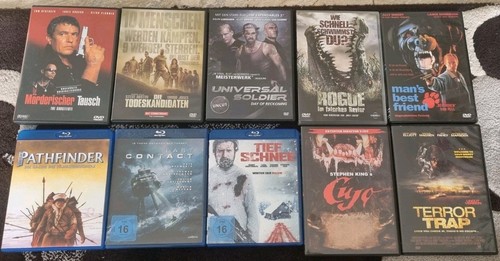 Verschiedene blue ray und - blue,