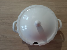 Rheinkrone Bavaria  Suppenterrine, Ragoutterrine Creme/Weiß Simona