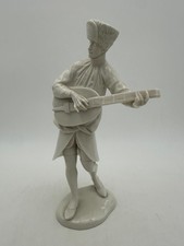 NYMPHENBURG Figur - Bergmann böhmische Kapelle - Lautenspieler ca. 22 cm