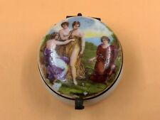 Signierte Angelica Kauffman Selim der Hirten Moral Pille / Schmuckstück / Patch Topf.