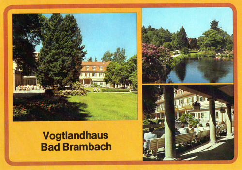Ansichtskarte bad brambach - bad,