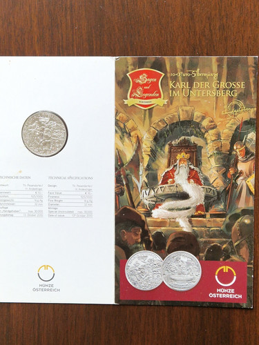 österreich euro 2010 ag925 - euro,