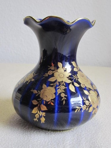 Kobaltblau gold alt - alt, vase