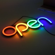 open LED Leuchtreklame Schild