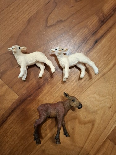 Schleich schäfchen 13744 - schleich, 2x