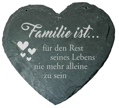 Schieferherz familie ist - schieferherz,