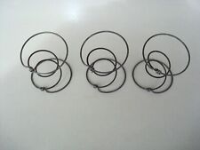 3 Stück Sprungfedern / Druckfedern 4 Gang / 4 Windungen / ca. Höhe 8 cm