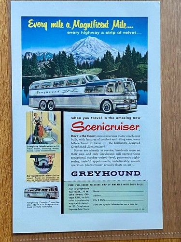 Greyhound scenicruiser bus - greyhound,