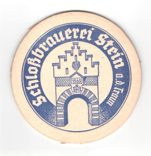 Bierdeckel stein traun - d.,