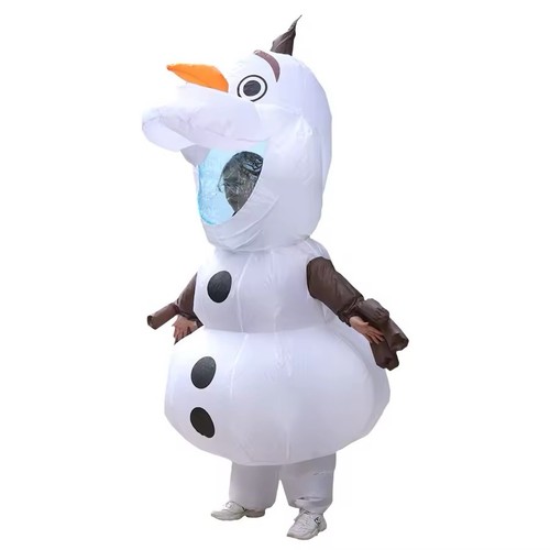 Schneemann kostüm aufblasbar - kostüm,