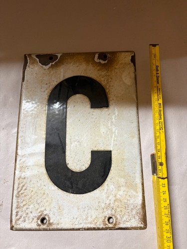 Ddr reichsbahn schild blech - ddr,