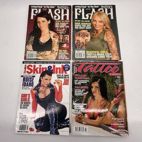 Flash tattoo magazines bundle - flash,