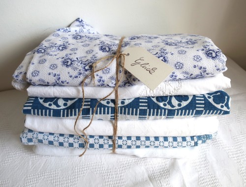Stoffpaket vintage wäsche - stoffpaket,,