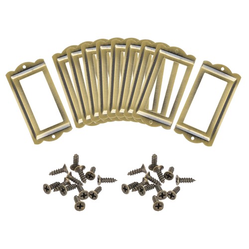 Metall etikettenhalter 85x40mm - metall,