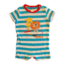 Topolino Gr. 62 Spieler Jumper Einteiler Overall Sommer kurz gestreift Baby