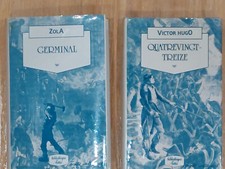  Französischer Roman : Emile Zola: " Germinal " und  Victor Hugo: " 93 " 