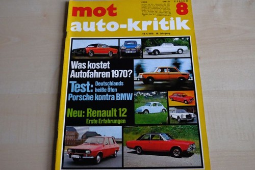 Mot 1970 renault r - 08/1970,