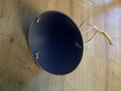 Blaue keramik blumenampel - blaue,