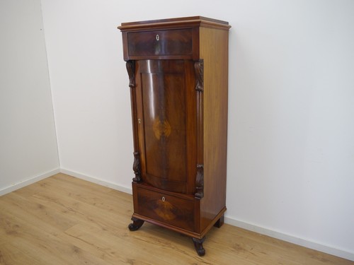 Biedermeier pfeiler schrank - biedermeier,