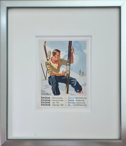 Werbepostkarte farbig unitas - werbepostkarte,