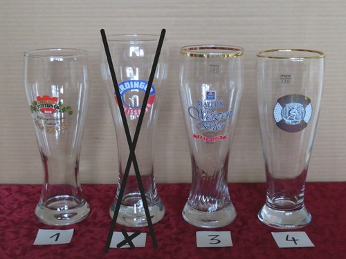Weizenglas wahl erdinger - 1x, wahl: