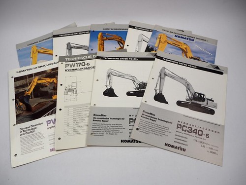 Original prospekt komatsu - original,